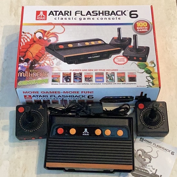 Atari Flashback 6 Classic Game Console With 100 Games - Picture 1 of 16